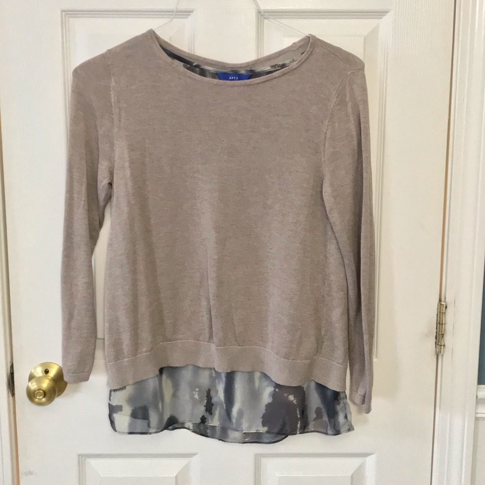 Apt 9 two tone sweater